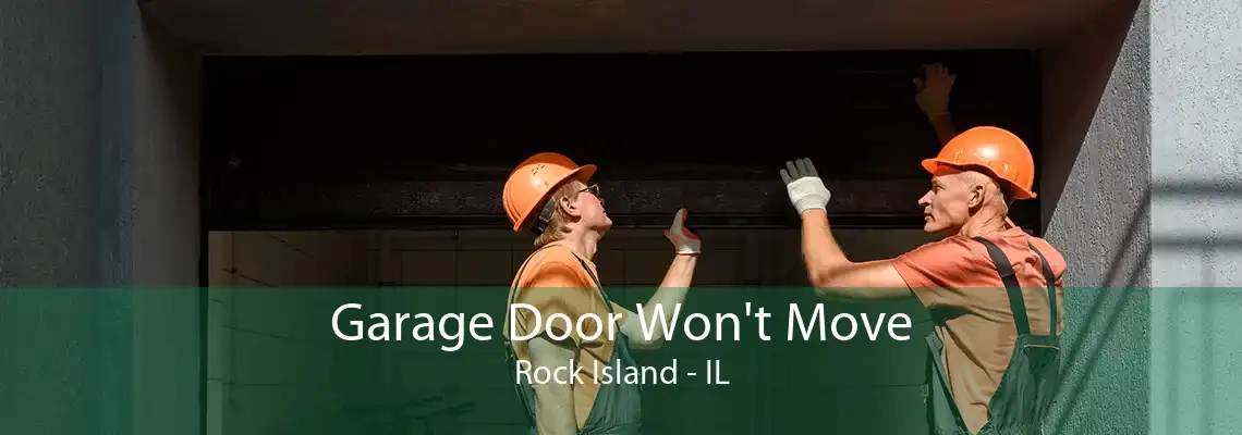 Garage Door Won't Move Rock Island - IL