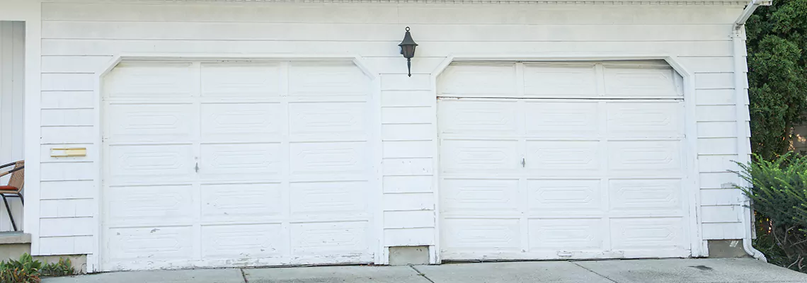 Roller Garage Door Dropped Down Replacement in Rock Island, IL