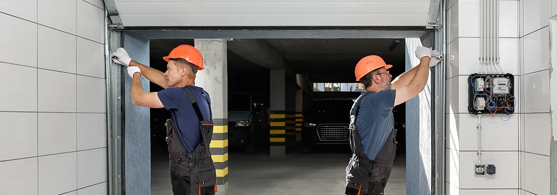 Wooden Garage Door Frame Repair in Rock Island, Illinois